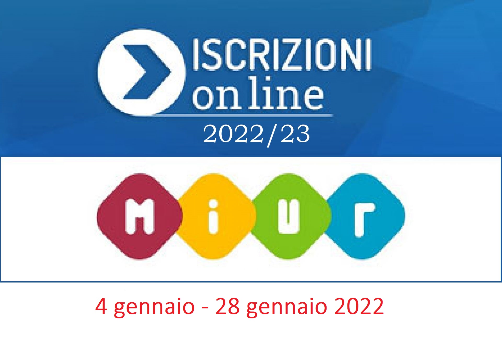 iscrizioni 2022-23 miur